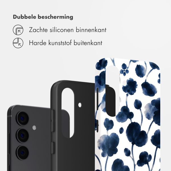 Selencia Vivid Backcover Samsung Galaxy S24 - Midnight Blossom