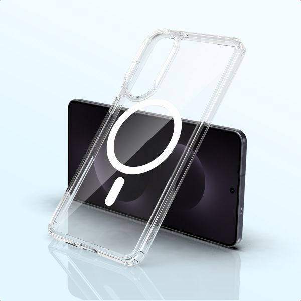 Accezz Xtreme Impact Backcover met MagSafe Samsung Galaxy S25 Edge - Transparant