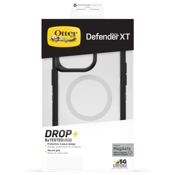 OtterBox Defender Rugged Backcover met MagSafe iPhone 14 Pro Max - Transparant / Zwart