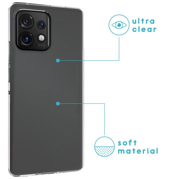 imoshion Softcase Backcover Motorola Moto Edge 40 Pro - Transparant