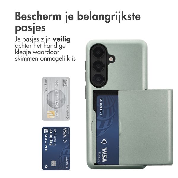 imoshion Backcover met pasjeshouder Samsung Galaxy S26 - Groen