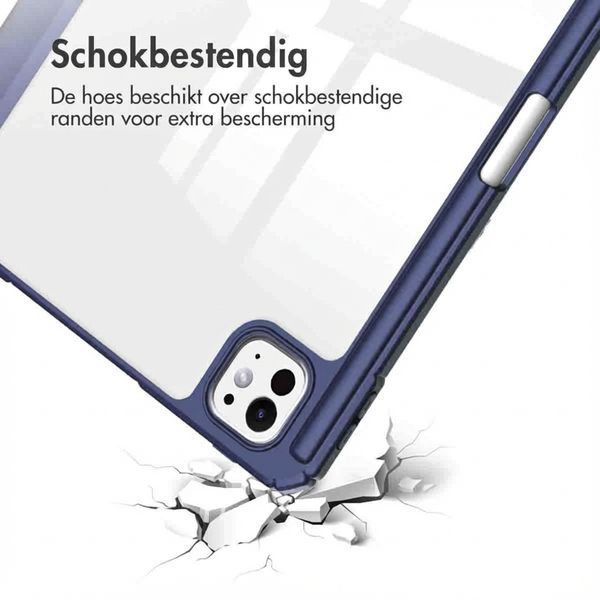 imoshion Trifold Hardcase Bookcase Apple iPad Pro 13 (2025) M5 / (2024) M4 - Donkerblauw