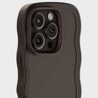 Holdit Wavy Case Apple iPhone 16 Pro - Chocolate