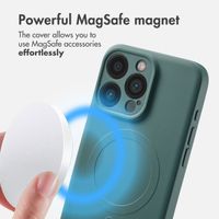 imoshion Colour Back Cover with MagSafe Apple iPhone 15 Pro Max - Dark Green