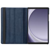 imoshion 360° draaibare Bookcase Samsung Galaxy Tab A9 8.7 inch - Donkerblauw