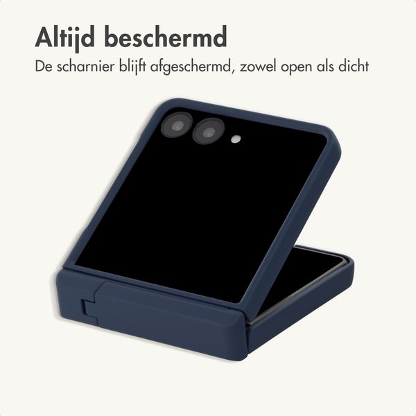 imoshion Color Backcover met Stand Samsung Galaxy Z Flip 8 - Donkerblauw