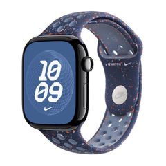 Apple Nike Sport Band Apple Watch Series 1 - 9 / SE (38/40/41 mm) - Maat S/M - Blue Ribbon