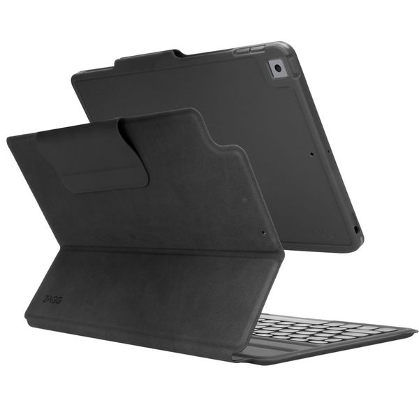 ZAGG Pro Keys Keyboard Bookcase iPad 9 (2021) 10.2 inch / iPad 8 (2020) 10.2 inch / iPad 7 (2019) 10.2 inch - Grijs