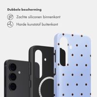 Selencia Vivid Backcover met MagSafe Samsung Galaxy S24 - Happy Dots Digital Sky