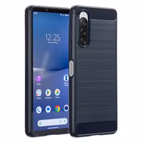 imoshion Brushed Backcover Sony Xperia 10 V - Donkerblauw