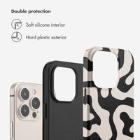 Selencia Vivid Back Cover Apple iPhone 14 Pro - Art Wave Black