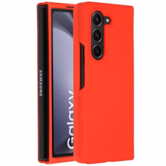 Accezz Liquid Silicone Backcover Samsung Galaxy Z Fold 5 - Rood