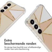 imoshion Design hoesje met koord Samsung Galaxy S23 - Beige Graphic