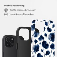 Selencia Vivid Backcover Apple iPhone 15 - Midnight Blossom