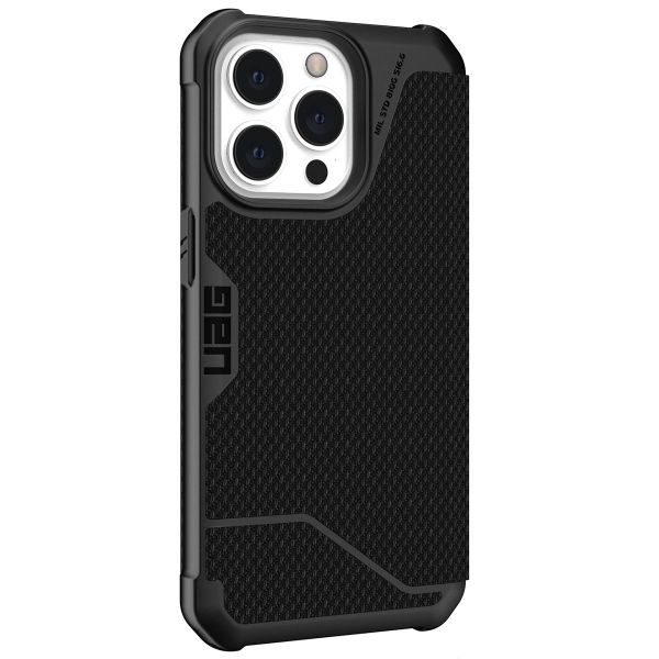 UAG Metropolis Bookcase Apple iPhone 13 Pro - Kevlar Black