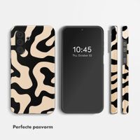 Selencia Vivid Backcover Samsung Galaxy A36 / A56 - Art Wave Black