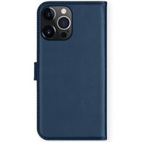 Selencia Echt Leren Bookcase Apple iPhone 13 Pro - Blauw
