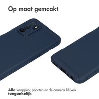 imoshion Carbon Softcase Backcover Oppo A16(s) / A54s - Blauw