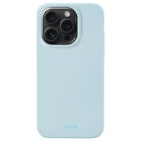 Holdit Silicone Case Apple iPhone 15 Pro - Mineral Blue