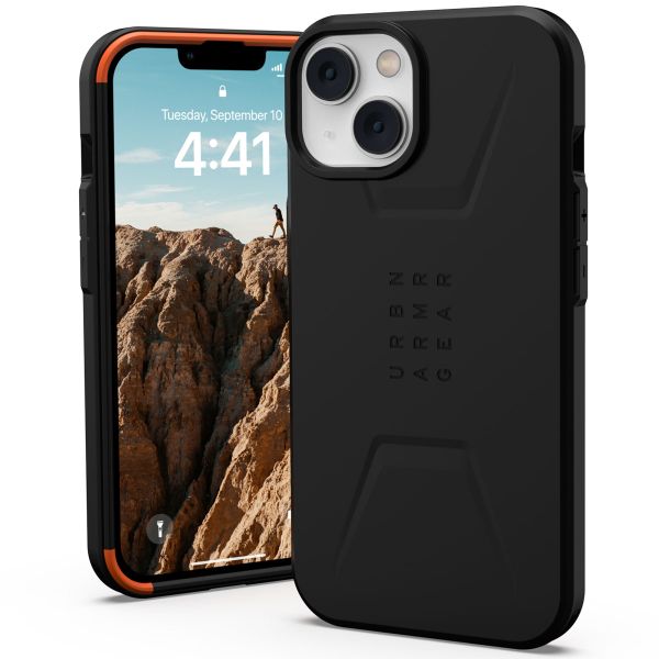 UAG Civilian Backcover MagSafe iPhone 14 - Zwart