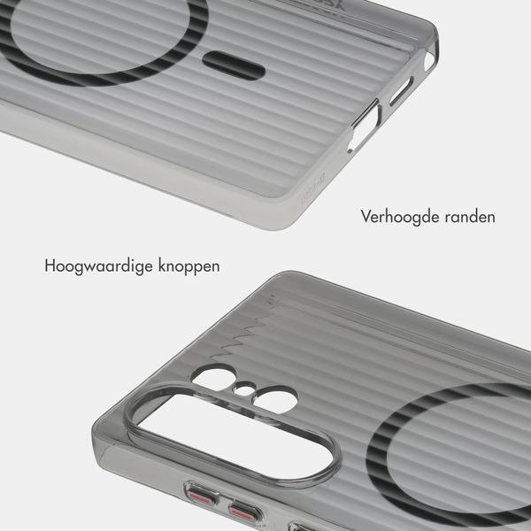 Accezz Lite Backcover met MagSafe | Fluted | Samsung Galaxy S26 Ultra - Zwart