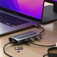 Satechi USB-C Multiport MX Adapter - USB-C hub voor laptop - Space Gray