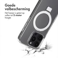 Accezz Ring Stand Backcover met MagSafe Apple iPhone 16 Pro - Transparant