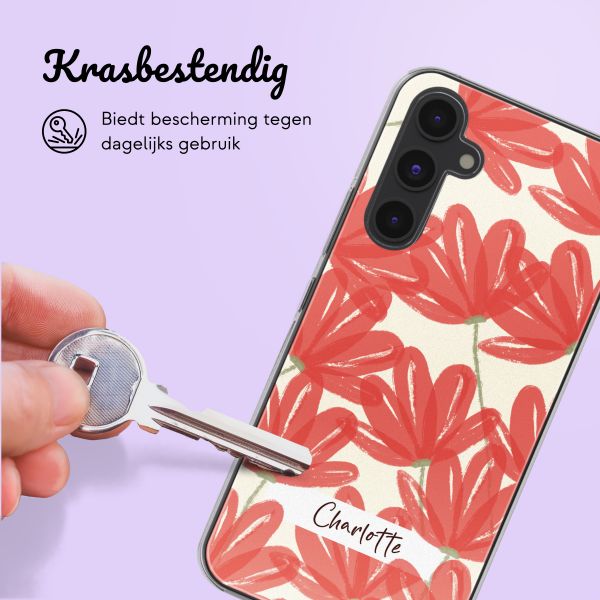 Hoesje met eigen foto en/of tekst Samsung Galaxy A54 (5G) - Bloemen