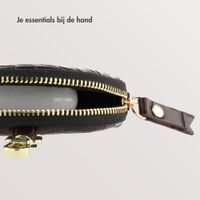 Selencia Nova Mini Pouch - Croco Choco Brown