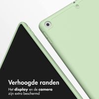 Accezz Smart Silicone Bookcase Apple iPad 6 (2018) 9.7 inch / iPad 5 (2017) 9.7 inch - Lichtgroen