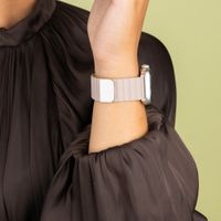 imoshion Magnetic Faux Leather Band Apple Watch | 44/45/46/49 mm - Beige