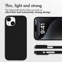 Accezz MagSafe Kevlar® Back Cover Apple iPhone 15 - Black