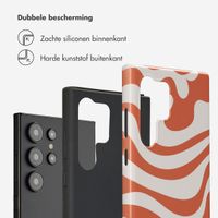 Selencia Vivid Backcover Samsung Galaxy S24 Ultra - Dream Swirl Orange