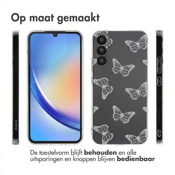 imoshion Design hoesje Samsung Galaxy A34 (5G) - Butterfly