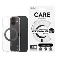CARE by PanzerGlass Kickstand Case MagSafe Apple iPhone 16 - Zwart