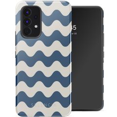 Selencia Vivid Tough Backcover Samsung Galaxy A53 - Wave Vibes Classic Blue