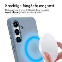 imoshion Color Backcover met afneembaar koord MagSafe Samsung Galaxy S24 / S25 - Ash Blue