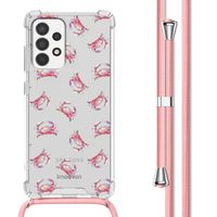 imoshion Design hoesje met koord Samsung Galaxy A52(s) (5G/4G) - Crab Watercolor