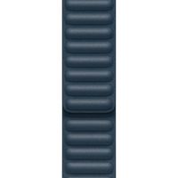 Apple Leather Link Apple Watch Series 1-9 / SE - 38/40/41 mm / Series 10 - 42 mm - Maat M/L - Baltic Blue