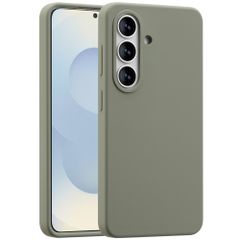 Accezz Liquid Silicone Backcover met MagSafe Samsung Galaxy S26 - Cooper Green