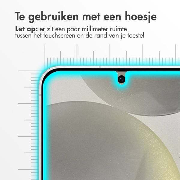 Accezz Gehard Glas Screenprotector 2-pack Samsung Galaxy S24