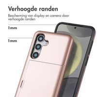 imoshion Backcover met pasjeshouder Samsung Galaxy S25 - Rosé Goud