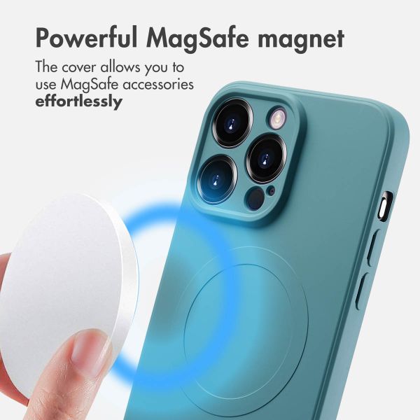 imoshion Colour Back Cover with MagSafe Apple iPhone 14 Pro Max - Smoke Green