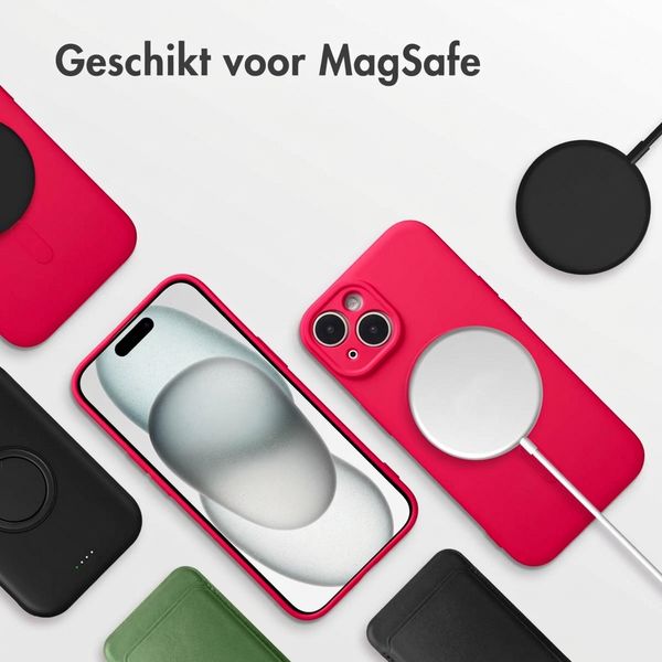 imoshion Color Backcover met MagSafe Apple iPhone 15 - Neon Pink