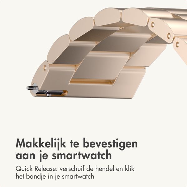 imoshion Stalen bandje  - Universeel 20 mm aansluiting - Rosé Goud
