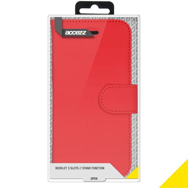 Accezz Wallet Softcase Bookcase Apple iPhone 12 Pro Max - Rood
