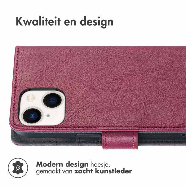 imoshion Luxe Bookcase Apple iPhone 14 / 13 - Bordeaux