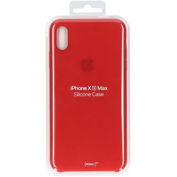 Apple Silicone Backcover iPhone Xs Max - Red