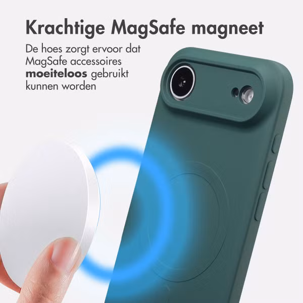 imoshion Color Backcover met MagSafe Apple iPhone Air - Donkergroen