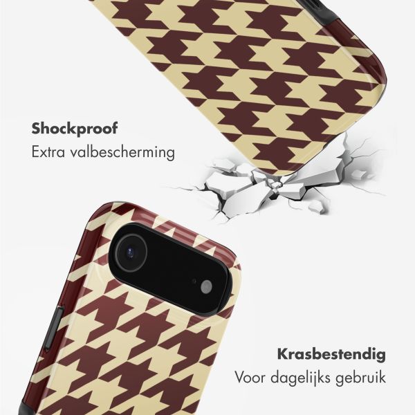 Selencia Vivid Backcover met MagSafe Apple iPhone Air - Pied-de-Poule